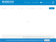 Tablet Screenshot of menorcasa.com